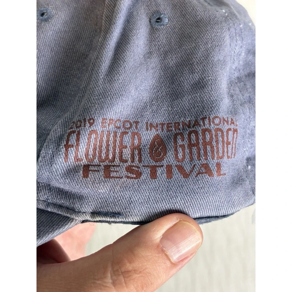 Disney Passholder Hat 2019 EPCOT Flower & Garden More Festival Goofy Worry Less